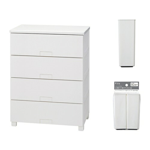 ｜717-6246 [110014745L ] 1販売 商品画像については実際の製品と異なる場合がございます。あくまでも商品のスペックをご確認の上ご注文をお願いいたします。※この商品は受注発注の商品です。その為メーカーに在庫がない場合がございます。その場合は大変申し訳ございませんがキャンセルとさせて頂きます。予めご了承下さい。717-6246特長脚高さが9センチアップするラク脚とフィッツチェストのセット品番です。幅65cmのスッキリ設計で衣類をたっぷり収納可能です。シンプルな美しさでインテリアに溶け込む収納ケースです。シンプルなフラット形状の前パネルでどんなテイストの部屋にも合うシンプルなデザインです。環境に優しい再生素材を使用し、デザインと実用性を両立した一品があなたの暮らしを格上げします。組み立て不要のチェストです。仕様引出し数：4色：ホワイト間口(mm)：650奥行(mm)：410高さ(mm)：850引出し内寸(mm)間口：570引出し内寸(mm)奥行：345引出し内寸(mm)高さ：150天板色：ホワイト引出し色：ホワイト容量(L)：29耐荷重(kg)：30引出し耐荷重(kg)：5ラク脚寸法（mm）:52×52×140材質_仕上天板：プリント化粧木質繊維板前パネル：スチロール樹脂引出し・外枠・ロック・脚：再生ポリプロピレン（PP）（再生材比率10%以上）脚・キャップ：ポリカーボネートセット内容_付属品フィッツチェスト　フルフラット6504　ホワイト×1、フィッツプラス専用　お掃除ラク脚×1原産国日本「ルーペスタジオ」では、拡大鏡(虫眼鏡/ルーペ)、双眼鏡、単眼鏡、望遠鏡などのレンズ製品を主に取り扱っております。工具製品は常には在庫しておらずお取りよせとなります。ご了承下さい。チェスト チェストTENMA フィッツチェスト フルフラット6504 関連商品へ