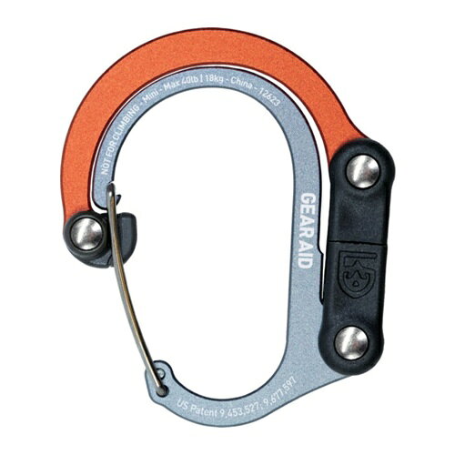 Gear Aid カラビナ型フック ヒーロークリップ ミニ オレンジ [210011-902] 2100119...