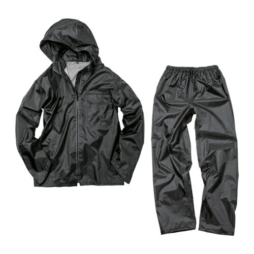 Makku いぶし銀レインスーツ2 ブラック M [AS41001I] AS41001I 販売単位：1 送料無料