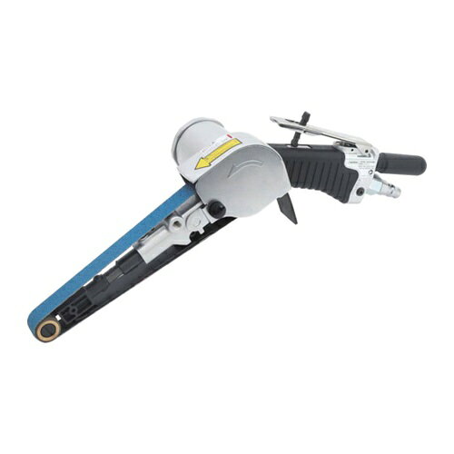 4992338827526｜716-5833 [B20D ] 1販売 商品画像については実際の製品と異なる場合がございます。あくまでも商品のスペックをご確認の上ご注文をお願いいたします。※この商品は受注発注の商品です。その為メーカーに在庫がない場合がございます。その場合は大変申し訳ございませんがキャンセルとさせて頂きます。予めご了承下さい。716-5833特長シンプルなベルト交換システムを採用し、アイドルプーリーを押しこむ簡単動作でベルト交換が可能です。アジャストバルブによりベルト速度を容易に調節できます。レバー形状をリニューアルし、握りやすく、冷たさを感じにくい作業者にやさしい設計になりました。角度調節が自在で狭い箇所、曲面など従来のヤスリでは困難だった研削作業に最適です。誤作動を防ぐロック式レバーを採用しています。用途バリ取り、面取り、ビード削り、仕上げ研削に。仕様ベルト寸法(mm)：20×520ベルト速度(m/min)：2620無負荷回転数(min［［の−1乗］］)：17000空気消費量(［［M3］］/min)：0.52ホース取付口：ハイカプラ20PM排気：後方全長(mm)：446タイプ：片持ち使用空気圧力(MPa)：0.52質量2000.000Gセット内容_付属品研磨ベルトZ　＃60×20mm：2本（内本体装着1本）研磨ベルトZ　＃80×20mm：1本研磨ベルトZ　＃100×20mm：1本研磨ベルトZ　＃120×20mm：1本六角棒スパナ2.5mm、4mm：各1本甲丸シュー：1個原産国タイJANコード4992338827526「ルーペスタジオ」では、拡大鏡(虫眼鏡/ルーペ)、双眼鏡、単眼鏡、望遠鏡などのレンズ製品を主に取り扱っております。工具製品は常には在庫しておらずお取りよせとなります。ご了承下さい。エアベルトサンダー エアベルトサンダー日東 ベルトサンダー 関連商品へ