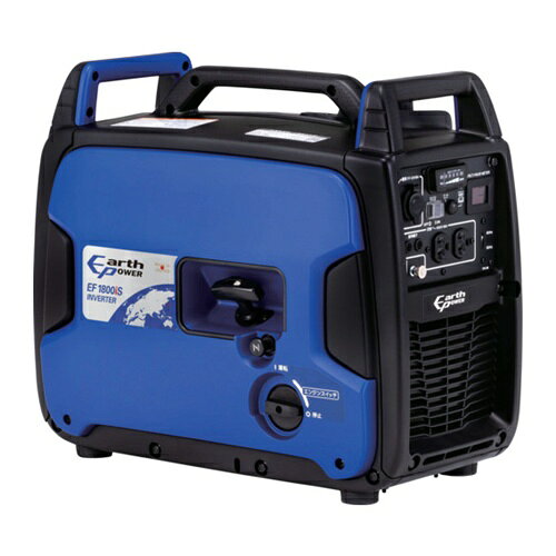 4580711220387｜708-0457 [EF1800IS ] 1販売 商品画像については実際の製品と異なる場合がございます。あくまでも商品のスペックをご確認の上ご注文をお願いいたします。※この商品は受注発注の商品です。その為メーカーに在庫がない場合がございます。その場合は大変申し訳ございませんがキャンセルとさせて頂きます。予めご了承下さい。708-0457特長パソコンなどの精密機械の使用にも安心な防音型インバータ発電機です。並列機能を装備しています（別売　並列コード必要）。エンジンスイッチと燃料コックを1つにまとめ動作効率をよくしています。良質な電気供給可能なインバーター方式を採用しています。起動電力の高い機器対応するブーストモード機能を装備しています。3つの大型ハンドルにより、持ち運びのよさを実現しています。カーボンブラシ交換などのメンテナンスが不要です。排出ガス規制、リサイクルなどの環境に配慮した設計です。国土交通省指定 ’97基準値超低騒音型です。用途工事現場などで使用する高負荷の電動工具にも対応。仕様定格交流出力50/60Hz：100V-1.8kVA定格直流出力：12V-3A騒音値(dB)：57〜65タンク容量(L)：4.7連続運転時間(h)(1/4負荷〜定格負荷)：10.5〜4.2全長(mm)：555全幅(mm)：300全高(mm)：470使用燃料：ガソリンコンセント形状：単相100V用×2、DC12Vシガーソケット×1並列運転：可能（別売　並列コード必要）オイルアラート：あり始動方式：リコイルスタータエコ機能：あり定格交流出力：100V-1.8kVA定格交流出力(KVA)50Hz：100V-1.8kVA定格交流出力(KVA)60Hz：100V-1.8kVA仕様2周波数切替スイッチ付オイル警告装置付エコノミーコントロール付リコイルスタータ燃料排出コック付オートデコンプ日本陸用内燃機関協会排出ガス自主規制適合品国土交通省指定 ’97基準値超低騒音型質量28.000KG注意ガソリンは非常に引火しやすい為、燃料を補給するときは、必ずエンジンを停止し換気の良い場所で行ってください。排気ガス中には、毒性の強い一酸化炭素が多く含まれています。屋内、倉庫、車内、井戸、トンネルなど換気の悪い場所では使用しないでください。原産国日本JANコード4580711220387「ルーペスタジオ」では、拡大鏡(虫眼鏡/ルーペ)、双眼鏡、単眼鏡、望遠鏡などのレンズ製品を主に取り扱っております。工具製品は常には在庫しておらずお取りよせとなります。ご了承下さい。ガソリン発電機 防音型インバーター発電機アースパワー 防音型インバーター発電機 関連商品へ