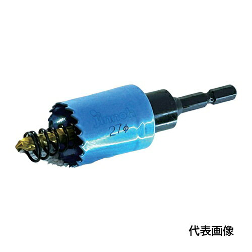 4560314394159｜315-3728 [JSS27 ] 1販売 商品画像については実際の製品と異なる場合がございます。あくまでも商品のスペックをご確認の上ご注文をお願いいたします。※この商品は受注発注の商品です。その為メーカーに在庫がない場合がございます。その場合は大変申し訳ございませんがキャンセルとさせて頂きます。予めご了承下さい。315-3728特長インパクトドライバーを使用したまま、ステンレス(1mm以下)への穴あけが可能です。貫通作業が可能な、ツバなしタイプです。センタードリルは高耐久チタンコーティング仕様となっております。抜きカス除去を考慮し、スプリングを搭載しております。用途被削材：ステンレス（1mm以下）、薄鉄板（3mm以下）、アルミ板（3mm以下）、合成樹脂板、合板、塩ビ板、石膏ボード仕様刃径(mm)：27ふところ深さ(mm)：22シャンク形状：六角軸(6.35mm)シャンク径(mm)：6.35刃厚(mm)：1.0全長(mm)：101適合機種：インパクトドライバー、充電ドリル、電気ドリル、振動ドリル（回転モード）仕様2適合機種：インパクトドライバー、充電ドリル、電気ドリル、振動ドリル（回転モード）材質_仕上刃部：コバルト高速度鋼質量120.000G原産国日本JANコード4560314394159「ルーペスタジオ」では、拡大鏡(虫眼鏡/ルーペ)、双眼鏡、単眼鏡、望遠鏡などのレンズ製品を主に取り扱っております。工具製品は常には在庫しておらずお取りよせとなります。ご了承下さい。ホールソー ハイスホールソーjinnoh ハイスホールソー 関連商品へ