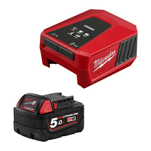 milwaukee 【数量限定】 M18 TOP-OFF USB-C 充電器 5.0Ah x 1 キット [M18 TC-501 LR JP] M18TC501LRJP 販売単位：1 送料無料