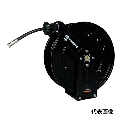 4571255134025｜260-7562 [MMWG415A ] 1販売 商品画像については実際の製品と異なる場合がございます。あくまでも商品のスペックをご確認の上ご注文をお願いいたします。※この商品は受注発注の商品です。その為メーカーに在庫がない場合がございます。その場合は大変申し訳ございませんがキャンセルとさせて頂きます。予めご了承下さい。260-7562特長耐久性・耐油性・耐熱性に優れたゴムホースを採用しています。剛性を維持したままスチールの板厚を薄くし軽量化を図っています。新設計により引出し、巻取りが軽快です。5通りの設置方法が可能です。用途大容量のエアー供給用。バス・トラック、重機建機の製造ラインや整備作業に。鉄工所や造船所など溶接屑によるリスクの多い作業に。仕様ホース内径×外径(mm)：12.7×19.2ホース全長(m)：15取付一次側：ユニオンG1/2メスシート取付二次側：Rc1/2メスねじホース一次側全長(m)：1.5ホース二次側全長(m)：15使用圧力(MPa)：1.4幅(mm)：256奥行(mm)：466高さ(mm)：501色：黒外径(mm)：19.2内径(mm)：12.7ホース材質：合成ゴム材質_仕上本体：スチールホース：合成ゴム質量25.400KGセット内容_付属品取付ベース板一式、固定ボルトナット、一次側ジョイントホース、ニップルメスカプラ原産国中国JANコード4571255134025「ルーペスタジオ」では、拡大鏡(虫眼鏡/ルーペ)、双眼鏡、単眼鏡、望遠鏡などのレンズ製品を主に取り扱っております。工具製品は常には在庫しておらずお取りよせとなります。ご了承下さい。エアリール エアリールTRIENS スチール製 関連商品へ