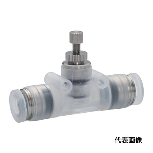 ｜662-5465 [PJSMU6C ] 1販売商品画像については実際の製品と異なる場合がございます。あくまでも商品のスペックをご確認の上ご注文をお願いいたします。※この商品は受注発注の商品です。その為メーカーに在庫がない場合がございます。その場合は大変申し訳ございませんがキャンセルとさせて頂きます。予めご了承下さい。662-5465特長株式会社日本ピスコ公式サイトにてCADデータを提供しております。本体材質には、クリーン環境に適したPPを採用しました。樹脂本体色がクリア（半透明）で、衛生面の確認が容易です。シールゴム材質の特殊仕様にも対応です。シールテープ巻きやシーロック加工のオプションありです。食品衛生法適合しています。0.005MPaの低圧で逆止弁が作動します。用途制御方向の識別が簡単に。仕様適合チューブ外径D(mm)：6適合チューブ外径(mm)：φ6使用圧力(MPa)：0.05〜1.0(at0〜20℃)使用流体：空気、その他接続口径シリンダ側：空気、その他（条件有）形状：小型ユニオンストレート使用温度範囲(℃)：0〜80(凍結なきこと)色：ロックナット：シルバー逆止弁作動圧力(MPa)：0.005仕様2クリーン環境用PP樹脂ワンタッチ継手内蔵型速度制御弁（金属部SUS304）標準仕様シール仕様：シーロック無し、シールテープ無しクリーンルーム包装材質_仕上EPDM質量13.000G注意混合ガスなどにつきましては、使用条件により株式会社日本ピスコ仕様の適合が異なる場合がありますので、確認の上ご使用ください。原産国日本「ルーペスタジオ」では、拡大鏡(虫眼鏡/ルーペ)、双眼鏡、単眼鏡、望遠鏡などのレンズ製品を主に取り扱っております。工具製品は常には在庫しておらずお取りよせとなります。ご了承下さい。スピードコントローラ スピードコントローラPISCO 速度制御弁 関連商品へ