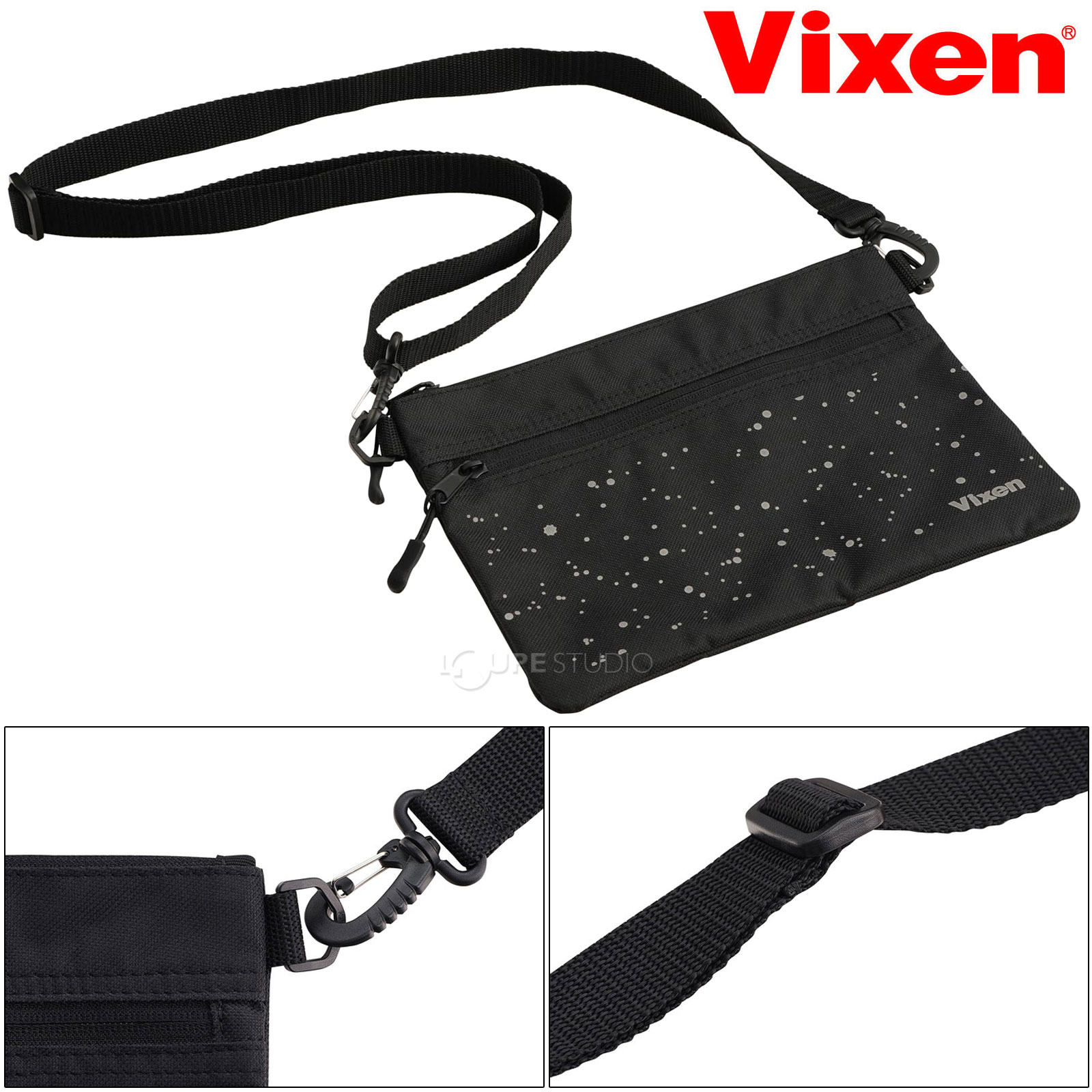 ビクセン (Vixen) サコッシュ (星柄) 肩掛け ショルダーバッグ コンパクト リフレ...