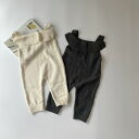 キッズ ベビー 女の子 男の子 フリル ニット サロペット baby frill knit salopette ロンパース オールインワン オーバーオール パンツ ロングパンツ 長ズボン 赤ちゃん コットン 可愛い 韓国 …