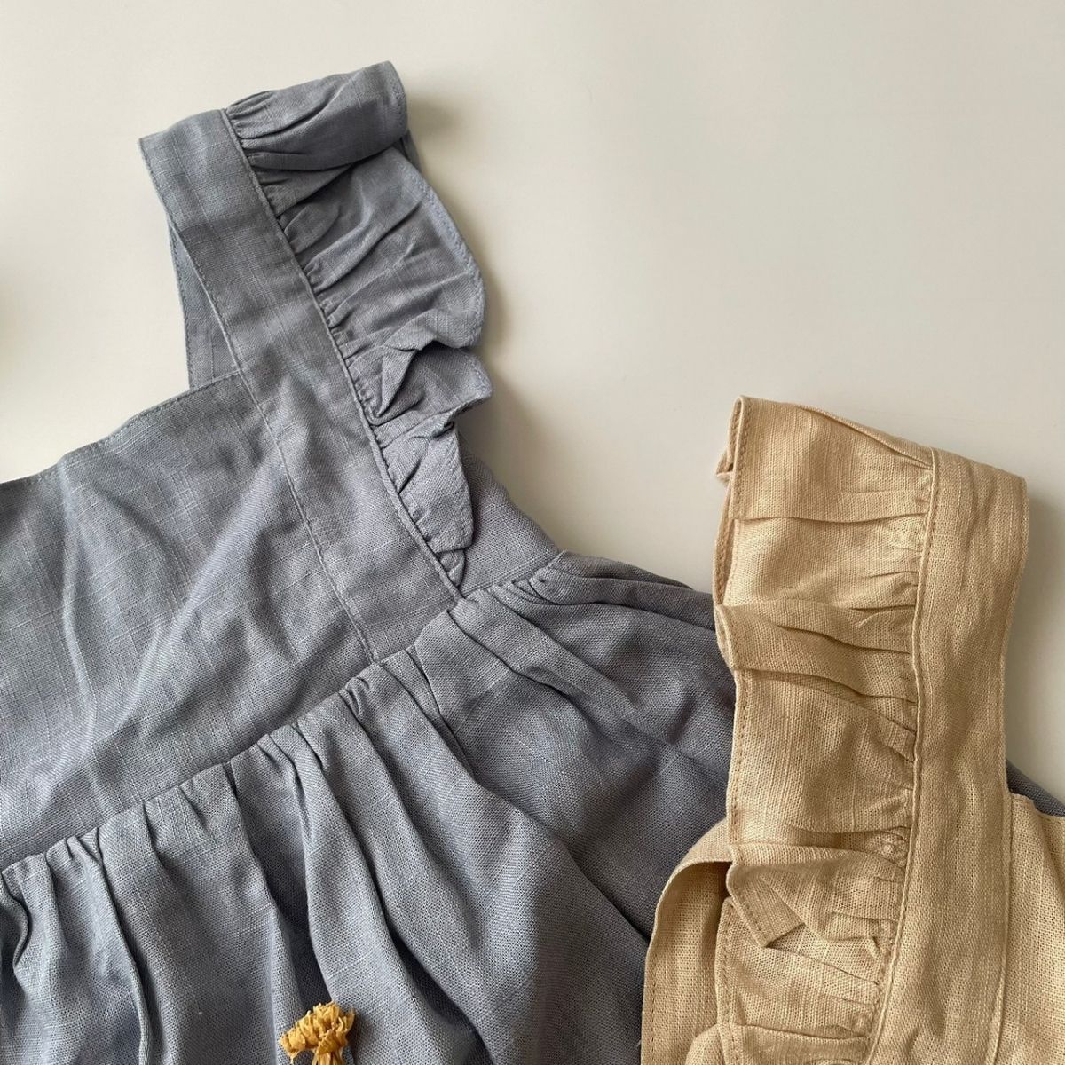 ���å� �٥ӡ� ���λ� ���ץ��� ���ԡ��� linen frill apron op onepiece ��ͥ� �� �ե�� ��ܥ� ���åȥ� �İ��� �ڹ� �� ���饷�å� ���饷���� 70cm 73cm 80cm 90cm 100cm 110cm ����ݡ��� ���� ͢�� �Ҷ��� �� �� �� ����̵��