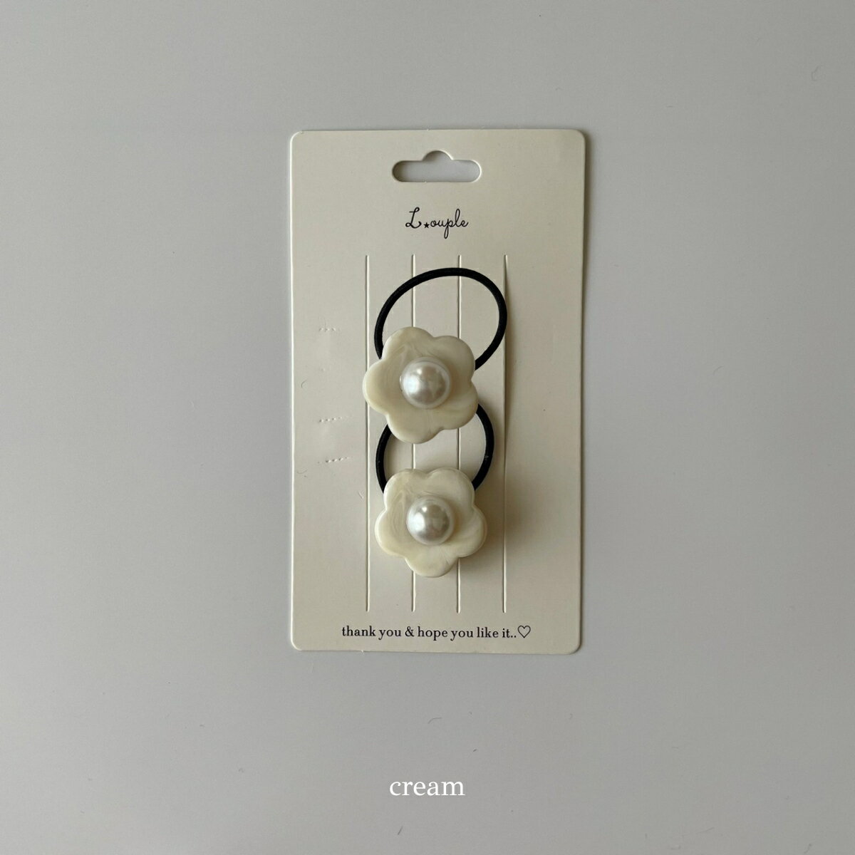 キッズ ベビー 女の子 レディース ヘアアクセサリー marble flower gom (2p set) ...