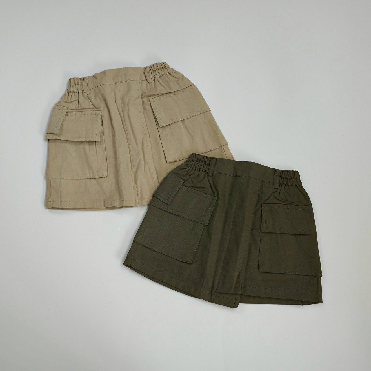 キッズ 女の子 キュロット スカート cargo skirt culottes カーゴ ショートパンツ ...