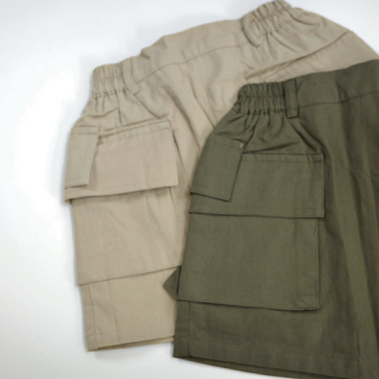 キッズ 女の子 キュロット スカート cargo skirt culottes カーゴ ショートパンツ ...