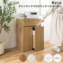 ダストボックス付きキッチンカウンター 幅56cmタイプ ゴミ箱 分別 45リットル 45L ダストボックス キッチンカウンター ごみ箱 キャスター付き 2つ ス...