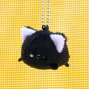 ムニュマム ネコ キーホルダー クロ サイズ:6cm ふわふわ もちもち もふもふ ぬいぐるみ おもちゃ ギフト 贈り物 お祝い プレゼント お誕生日 大きい/小さい インテリア|詳細画像