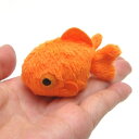 ムニュマム お手玉 出目金 ORANGE でめきん/デメキン サイズ:6cm ふわふわ もちもち もふもふ ぬいぐるみ おもちゃ ギフト 贈り物 お祝い プレゼ...