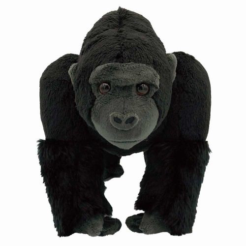 わくわく図鑑 ゴリラ サイズ:21cm ふわふわ もちもち もふもふ ぬいぐるみ おもちゃ　ギフト 贈り物 お祝い プレゼント お誕生日 大きい/小さい インテリアのサムネイル