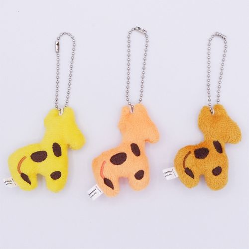 ゆめ キリン キーホルダー サイズ:6cm バッグチャーム キーチェーン ふわふわ もちもち もふもふ ぬいぐるみ おもちゃ　ギフト 贈り物 お祝い プレゼント お誕生日 大きい/小さい インテリア love-journey-10002216 Love Journey サンプル画像2