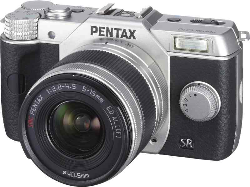 【中古】PENTAX デジタルミラーレス一眼 Q10 ズームレンズキット [標準ズーム 02 STANDARD ZOOM] シルバー Q10 LENSKIT SILVER 12163