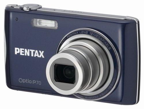 【中古】PENTAX OPTIO (オプティオ) P70 ダークブルー 1200万画素 光学4倍ズーム OPTIOP70DB当店保証30日間 人気モデル 高画質 売れ筋