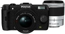 【1/24~28限定!最大4,000円OFF&1/25限定最大P3倍】【中古】PENTAX ミラーレス一眼 Q7 ダブルズームキット [標準ズーム 02 STANDARD ZOOM ・望遠ズーム 06 TELEPHOTO ZOOM] ブラック Q7 BLACK WZOOM KIT 10740