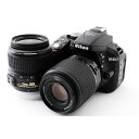 【7/19~26限定!最大4,000円OFF&7/25限定で最大P3倍】【中古】ニコン Nikon D5300 ダブルズームセット ブラック 美品 SDカード付...