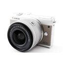 【7/19~26限定!最大4,000円OFF&7/25限定で最大P3倍】【中古】キヤノン Canon EOS M100 レンズキット グレー 美品 スマホより鮮...
