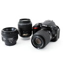 【5/9~16限定!最大4,000円OFF&5/5,5/10限定で最大P3倍】【中古】ニコン Nikon D5500 トリプルズームセット 美品 SDカードスト...