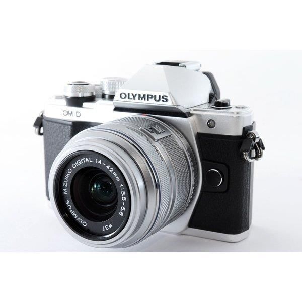 【5/9~5/16限定!最大4,000円OFF&5/10, 5/15限定で最大P3倍】【中古】オリンパス OLYMPUS OM-D E-M10 Mark II レンズセット シルバー 美品 SDカード付き