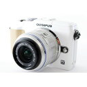 【5/9~16限定!最大4,000円OFF&5/5,5/10限定で最大P3倍】【中古】オリンパス OLYMPUS E-PL2 ホワイト レンズキット 美品 SD...