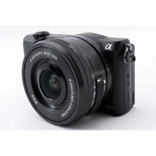 【5/9~5/16限定!最大4,000円OFF&5/10, 5/15限定で最大P3倍】【中古】ソニー SONY α5100 ILCE-5100 レンズキット ブラック 美品 Wi-Fiで SDカード付き