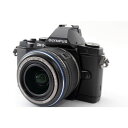【5/9~16限定!最大4,000円OFF&5/5,5/10限定で最大P3倍】【中古】オリンパス OLYMPUS OM-D E-M5 レンズセット ブラック 美...