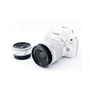 【7/19~26限定!最大4,000円OFF&7/25限定で最大P3倍】【中古】キヤノン Canon EOS Kiss X7 ホワイト ダブルレンズキット2 S...