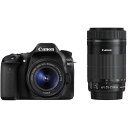 【5/9~16限定!最大4,000円OFF&5/5,5/10限定で最大P3倍】【中古】キヤノン Canon EOS 80D ダブルズームキット EF-S18-5...