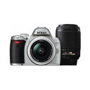 【7/4~11限定!最大4,000円OFF&7/5,7/10限定で最大P3倍】【中古】ニコン Nikon D40 ダブルズームキットII シルバー SDカード付...