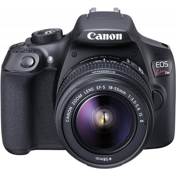 【中古】キヤノン Canon EOS Kiss X80 レンズキット EF-S18-55mm F3.5-5.6 IS II 付属