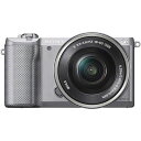 【中古】ソニー SONY α5000 パワーズームレンズキット シルバー SDカード付き(2)