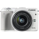 【5/9~16限定!最大4,000円OFF&5/5,5/10限定で最大P3倍】【中古】キヤノン Canon EOS M3 レンズキット ホワイト EOSM3WH...