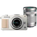 【5/9~16限定!最大4,000円OFF&5/5,5/10限定で最大P3倍】【中古】オリンパス OLYMPUS E-PM2 ダブルズームキット ホワイト SD...