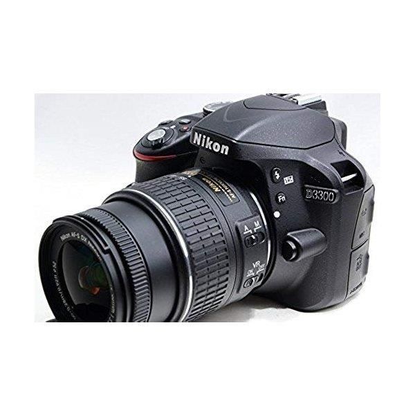 【中古】ニコン Nikon D3300 18-55 VR IIレンズキット ブラック D3300LKBK