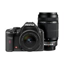 【中古】ペンタックス PENTAX K-x ダブルズームキットブラック SDカード付き