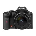 【5/1限定!全品P3倍】【中古】ペンタックス PENTAX K-x レンズキット ブラック SDカード付き 1