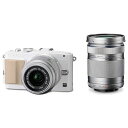 【5/9~16限定!最大4,000円OFF&5/5,5/10限定で最大P3倍】【中古】オリンパス OLYMPUS E-PL5 ダブルズームキット ホワイト SD...