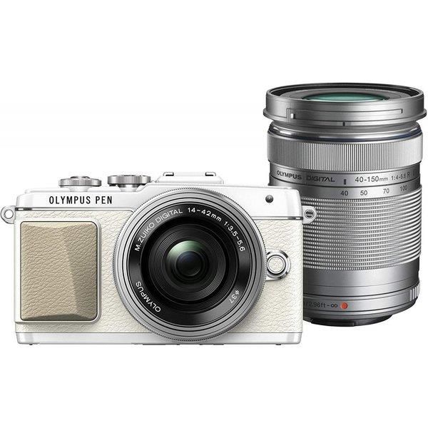 【5/9~5/16限定!最大4,000円OFF&5/10, 5/15限定で最大P3倍】【中古】オリンパス OLYMPUS E-PL7 EZダブルズームキット ホワイト E-PL7 EZ DZKIT WHT SDカード付き