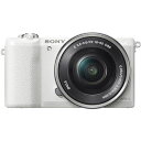 【中古】ソニー SONY α5100 パワーズームレンズキット ホワイト SDカード付き