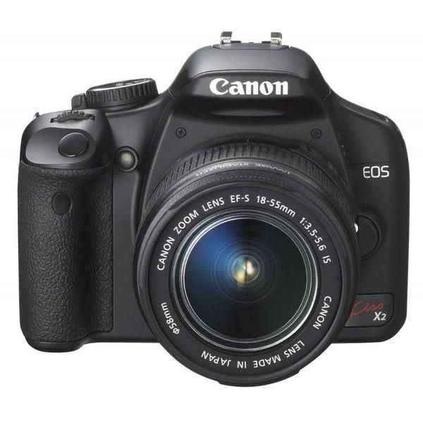 【6/1限定!全品P3倍】【中古】キヤノン Canon EOS Kiss X2 レンズキット KISSX2-LKIT SDカード付き