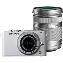 【5/9~16限定!最大4,000円OFF&5/5,5/10限定で最大P3倍】【中古】オリンパス OLYMPUS E-PL3 ダブルズームキット ホワイト E-...