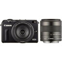 【5/9~16限定!最大4,000円OFF&5/5,5/10限定で最大P3倍】【中古】キヤノン Canon EOS M2 ダブルレンズキット ブラック SDカー...
