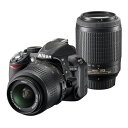 【4/24~4/27限定 最大4,000円OFF 4/25限定で最大P3倍】【中古】ニコン Nikon D3100 200mmダブルズームキット SDカード付き