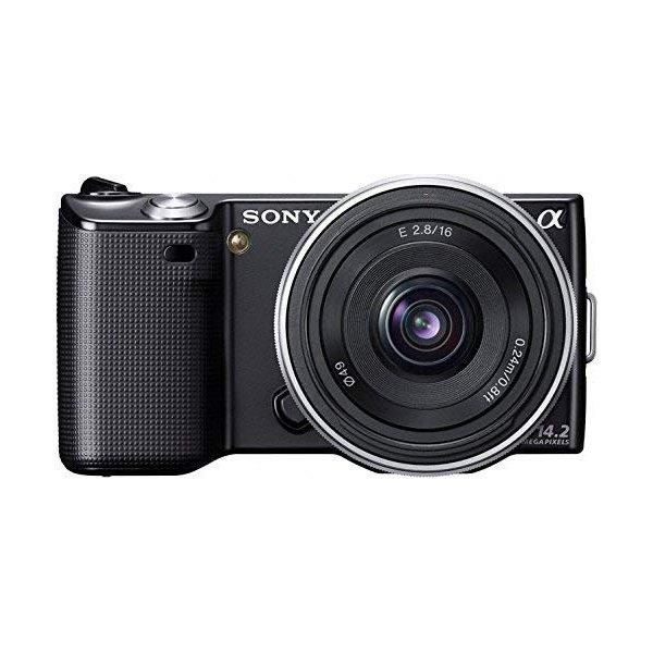 【5/9~5/16限定!最大4,000円OFF&5/10, 5/15限定で最大P3倍】【中古】ソニー SONY α NEX-5 薄型広角レンズキット ブラック NEX-5A/B SDカード付き