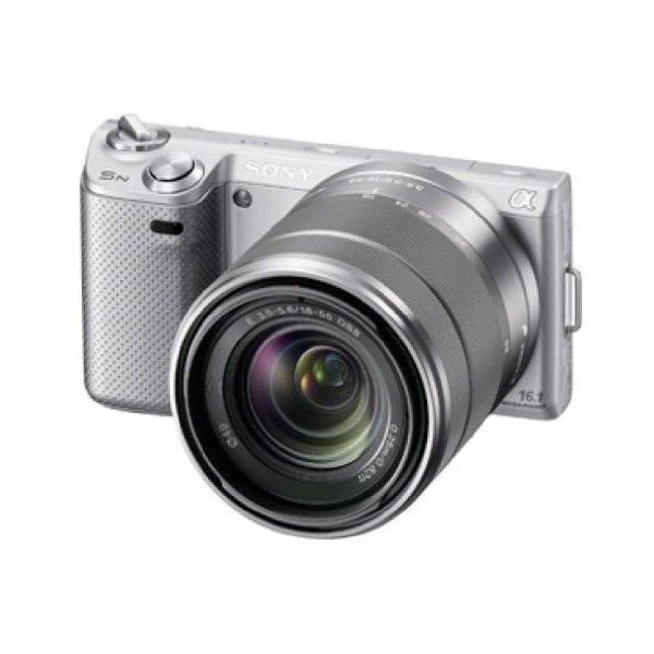 【5/9~5/16限定!最大4,000円OFF&5/10, 5/15限定で最大P3倍】【中古】ソニー SONY α NEX-5N ダブルズームレンズキット シルバー SDカード付き