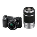 【7/19~26限定!最大4,000円OFF&7/25限定で最大P3倍】【中古】ソニー SONY α NEX-6 ダブルズームレンズキット SDカード付き